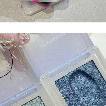 Sexy Black Violet Eye Shadow Matte Wild Rose Pink Eyeshadow Shy Orange Eyes Makeup Easy To Color Blue Diamond Sparkle Eyeshadow