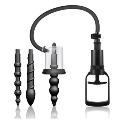 New Anal Pump Manual Vacuum Rosebud Pump Sex Toys for Men Women SM Suction Cup Prostate Stimulator Anus Dilator Butt Plug Set