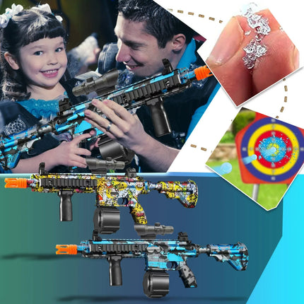 M416 electric pellet ball graffiti air rifle weapon paintball toy gun pneumatic shooting gun adult children's toy