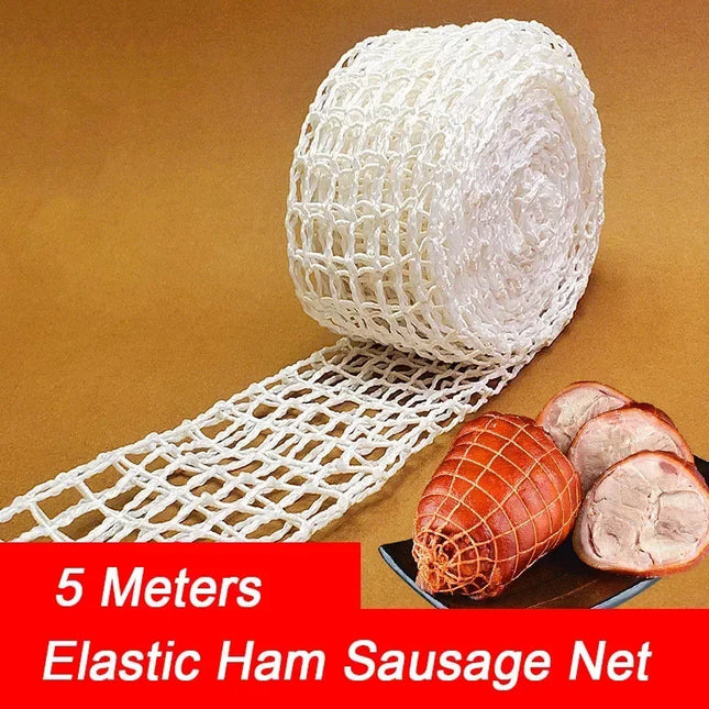 Meat Netting Roll Elastic Ham Sausage Net Butcher's String Hot Dog Sausage Packaging Net Kitchen Accesories Meat Cooking Tool