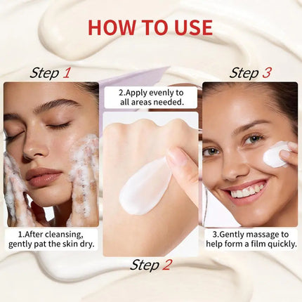 Colored Sunscreen UVB/UVA Protection Broad Spectrum SPF 50 Hydrating Lightweight Breathable Gentle Skin-Friendly Isolation Cream