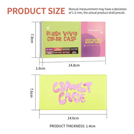  8-Color Eyebrow Cream Blush Curve Case Cream Cosmetics Palette Matte Shimmer Finishes Shadow Tones Long-Lasting Cosmetics