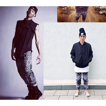 Polyester Bandana Paisley Pant Jogger Men Women Sweatpants Tracksuit Harajuku Trousers Spring Hip Hop StreetwearA1