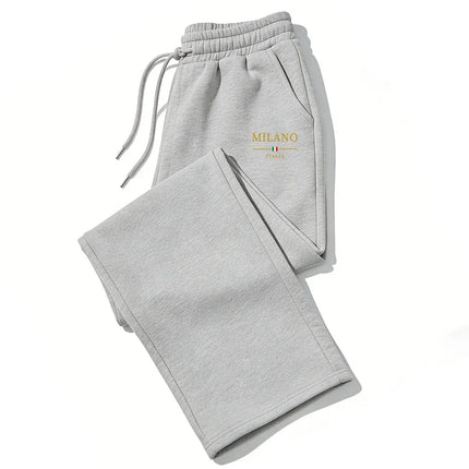2026 Hot Sale Milan City Printed Jogger Pants Men Women Autumn Winter Casual High Quality Outdoor Running Sports Sweatpants