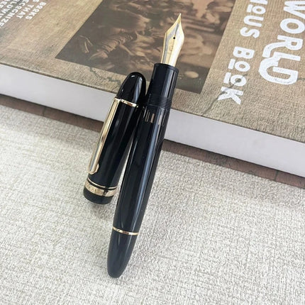 Wing Sung 630 Brief Fountain Pen Iraurita Nib 0.5~0.7mm Nib Piston Resin Gold Clip Pen Stationery Business Gifts Writing