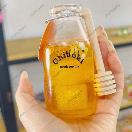 Stress Ball Handmade Milk Beverage Drink Bottle Ball Squishy Mochi Toy Squeeze Ball Stress Relieve Hand Relax Toy Gift