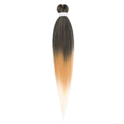 Pre-stretched Synthetic Braiding Hair Ombre Professional Easy  Hot Water Setting Soft  Crochet Braid Hair  Extensions