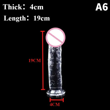 【AD】7 Sizes Dildo With Suction Cup Huge Jelly Dildos Sex Toys For Woman Men Fake Dick Big Penis Anal Butt Plug Sex Shop 18+