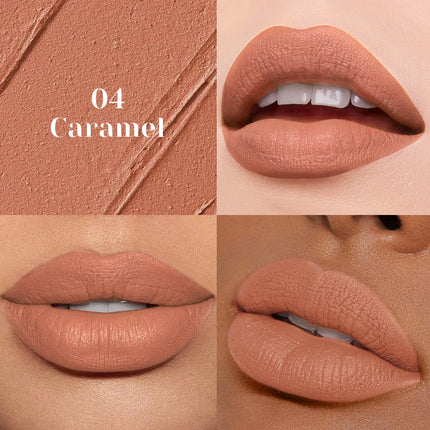1pc Matte Nude Lipstick Smooth Texture Long-Lasting Water Resistance No Fading Ideal Christmas Gift Makeup for Women