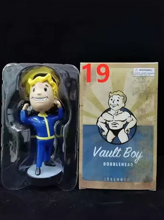 Anime Bobblehead Cute Vault Boy Full Set Action Figure Toys Collection Model Doll Desktop Ornament Display Boy Gifts