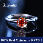 1.0ct with box / LZ-Red Moissanite