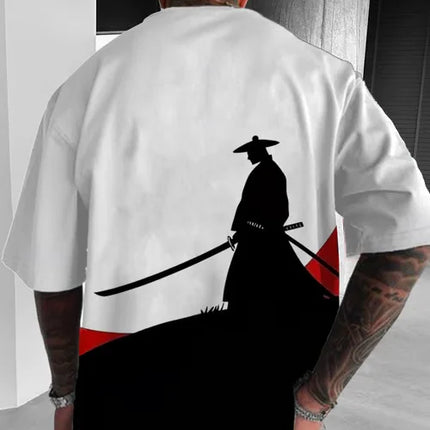 Men's and Women's Summer Fashion 3D Print Japanese Anime Printing T-shirt Casual Polyester Round Neck Casual Short Sleeve Tees