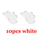 10 pcs white