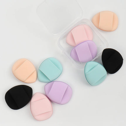 5Pcs Mini Finger Puff Foundation Small Air Cushion Powder Sponge Face Concealer Bb Cream Cosmetic Applicator Makeup Tools