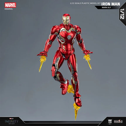 Original Fondjoy Iron Man MK45 Model Kit Infinity Saga Ironman Mark 45 Assembly ABS Joint Movable Kids Toys Boy Birthday Gifts