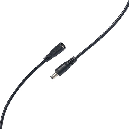 5Pcs Black 5.5 x 2.1mm DC Plug Jack Connector Cable Pigtail 12V Male Female 5.5*2.1 DC Adapter for 5050 3528 LED Strip Light