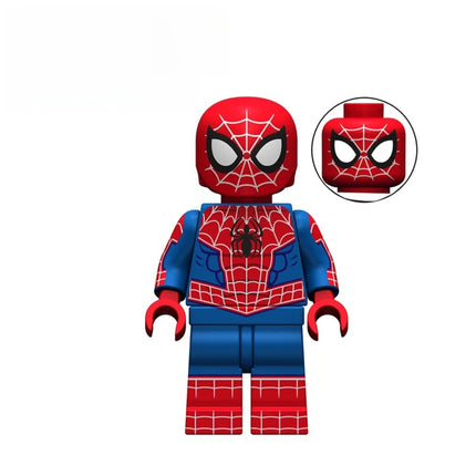 Hot Toys New Building Blocks Spider Man Series Peter Parker Spider-Gwen Spider-Man Noir Mini Robot Figure Bricks Assembling Doll
