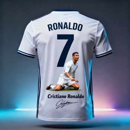 2026 Ronaldo #7 3D Print Soccer Training T-shirt Unisex Comfortable Casual Sportswear Boys Girls Men Women Fan Top