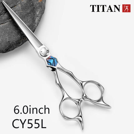 TITAN Cutting Scissors Barber Tools Professional Hairdressing Shears 5.5/6.0INCH ATS314 STEEL
