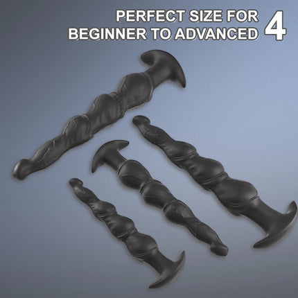 Anal Plug Soft Silicone Anal Butt Plug Stimulator Adult Sex Toys for Men Women Prostate Massager G-Spot Anal Dilation Trainer