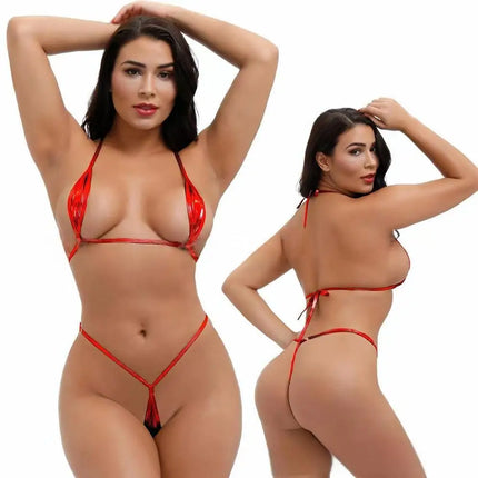 Porno Sex babydoll Womens Sexy Exotic Lingerie Underwear One-piece Monokini Swimsuit Micro Thong Erotic Teddy Lingerie Bodysuit