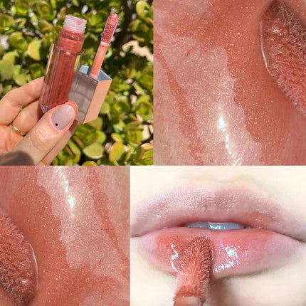 Fenty Beauty Lip Gloss Lipstick Water Gloss Highlight Mirror Lasting FUSSY HEAT RIRI Sparkling Charming Moisturizing Lip Care
