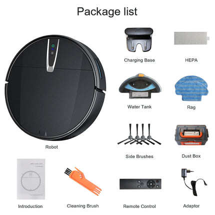 Robot Vacuum Smart Mop Cleaner With 3800PA Suction APP& Voice Control Autocharge Sweeping Floor Cleaning For Home Robotic Vacuum