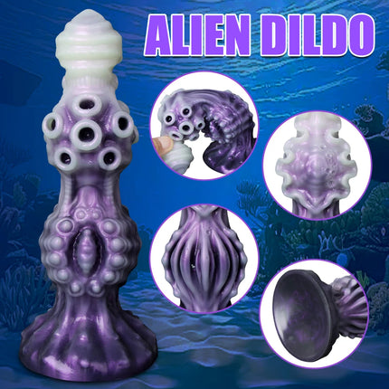 Anal Plug Monster Dildo Simulated Penis Vaginal Dick Massager Stimulating G-Spot Suitable For Couple Training Sex Toys