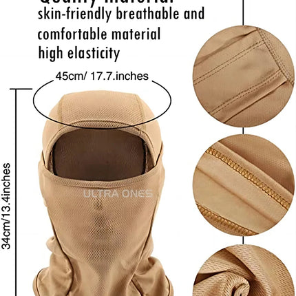 Bicycle Riding Windproof Mask, Outdoor Hunting, Hiking, Head Warmer, Ski Scarf, Full Face Sunscreen Mask