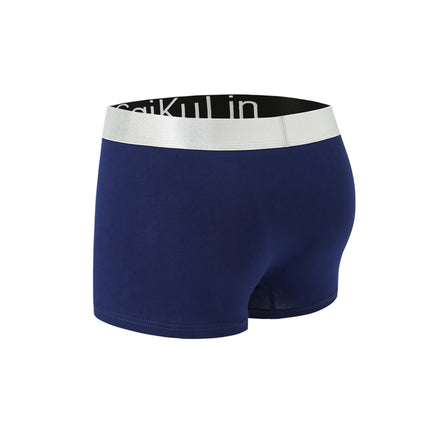 12 Pieces of Randomly Mixed Color Fashionable Men's Underwear, Comfortable Solid Color Mid-Waist Sports Boxer Briefs