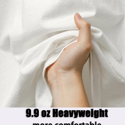 Dukeen 280gsm Oversized Heavyweight T Shirt for Men Summer Short Sleeve Tee 100% Cotton Plain Top Casual Men's Clothing 9.9oz