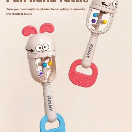 Baby Rattle Toys Teether Hand Bells Mobile Infant Stop Weep Tear Rattles Early Educational Toy for Newborn cute animals Gifts