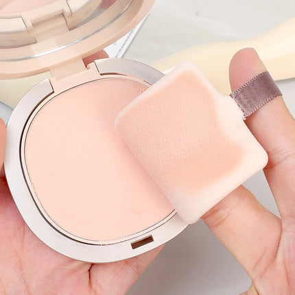 1-20pcs High-Density Flocked Cushion Powder Puff Soft Professional Round Rectangular Shape Foundation Sponge Puff Makeup Puffs