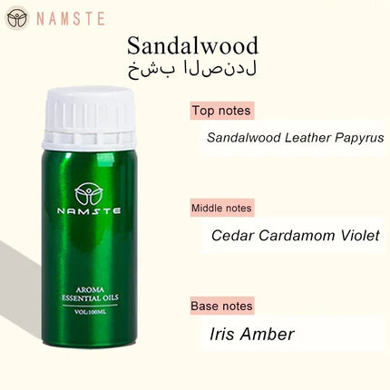 NAMSTE 100ML Hotel Essential Oil Home Aromatherapy Aromatic Oils Fragrance Scent Electric Smell Air Freshener Aroma Diffuser