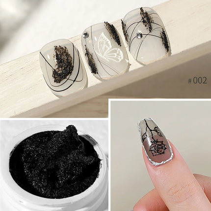 1Jar Drawing Carving Gel Nail Plaster Effect 3D Sand Texture Relief No need Wash Gel Polish UV LED Nails polish Lacquer Varnish