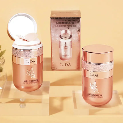 Air Cushion BB Cream Butterfly Powder Puff Moisturizing Foundation Concealer Whitening Oil-control Waterproof Makeup Cosmetics