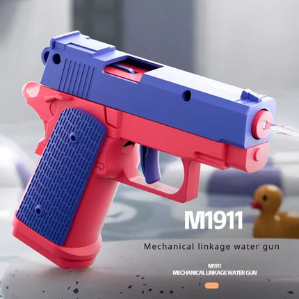 M1191 Mini Water Gun Children's Non Electric Handgun Summer Outdoor Fully Automatic Water Playing Toy Boys andGirls Shooting Toy