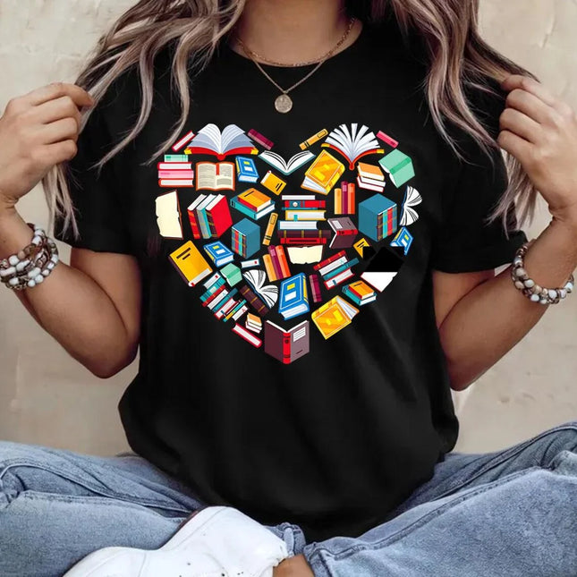 Reading Quote T-shirt Floral Book Graphic T Shirt Men Women Humor Fashion T Shirts Casual Streetwear T-shirts