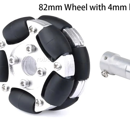 58mm 82mm Aluminum Alloy Omni Wheel 12Kg 15Kg Load Plastics or Metal Wheel ROS Programmable Platform Omnidirectional Sport Wheel