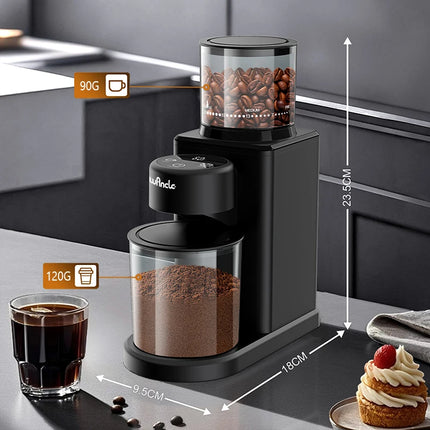 Automatic Conical Burr Coffee Grinder Coffee Bean Grinder with 25 Precise Settings for French Press Espresso Touchscreen Control