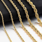 Gold / 26inch (65cm) / Width 6mm