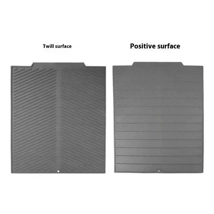 Silicone Drain Pad With Hole Drying Mat Pots Dish Drain Mat For Kitchen Tableware Non-slip Mats Anti-scald Coaster Kitchen