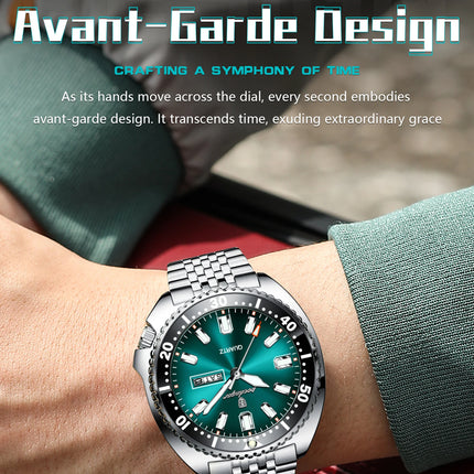 POEDAGAR Luxury Fashion Men's Watch Waterproof Luminous Quartz Male Watch Date Week Stainless Steel Casual Watches For Men Reloj