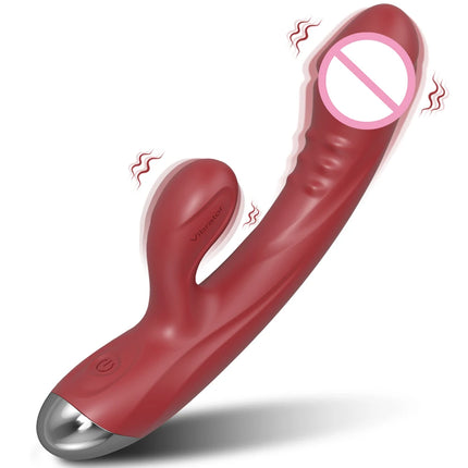Rabbit Vibrator for Women Vagina Clit G-Spot Vibrator Clitoris Stimulator Female Masturbation Adult Goods Sex Toy for Women