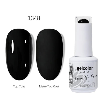 Arte Clavo HEMA TPO FREE Gel Nail Polish 15ML Long Lasting For Manicure Semi Permanent Nail Art UV LED Gel Varnish Nail Supplies