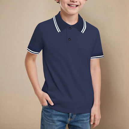 Neck Sleeve Boys Comfortable And Breathable Short Sleeved T Shirt Casual And Versatile Top ملابس اطفال