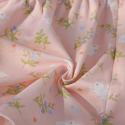 Girls Pink Floral Long Sleeve Blouse Ruffle Neckline Toddler 2-6 Years Kids Autumn Cute Clothing