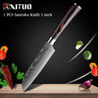 1PCS Santoku Knife 1