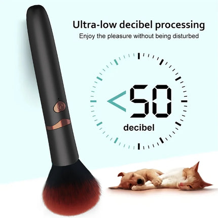 Sex Toys Erotic Brush Vibrator Vaginal Clitoral & Nipple Stimulator with 10 Vibration Modes G-Spot AV Dildo Vibrator for Women