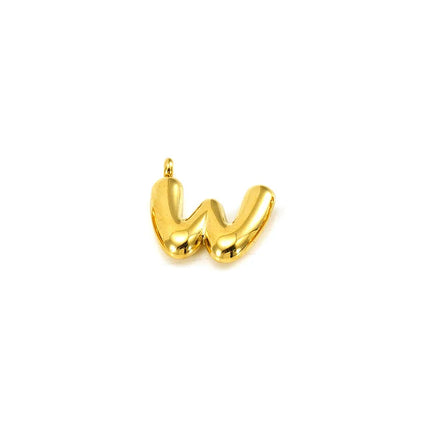 2026 new Bohemian style stainless steel gold-plated letter pendant necklace with personalized and fashionable letters to choose